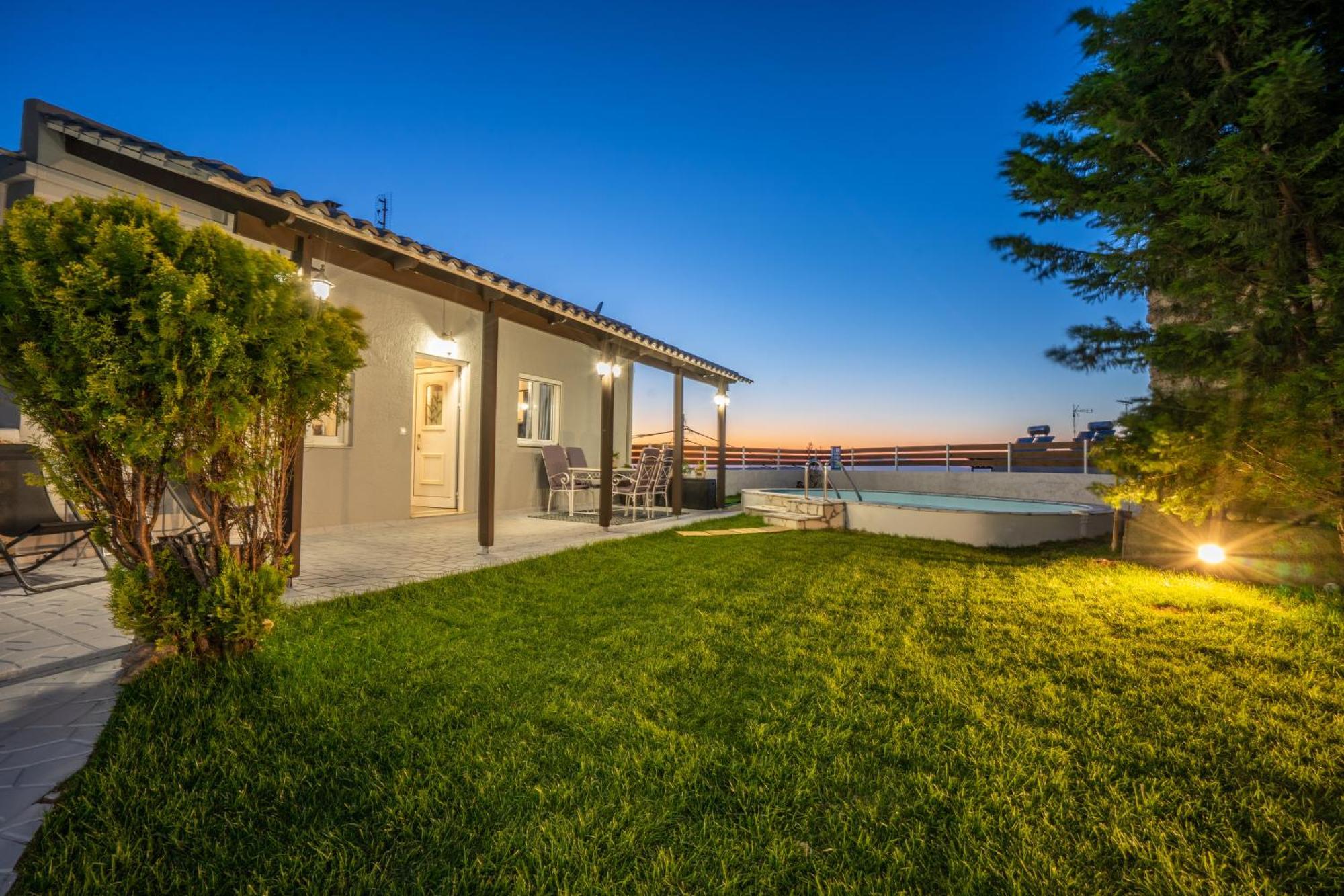 Fontana Luxury Villa Salakos With Pool Near Beach Εξωτερικό φωτογραφία